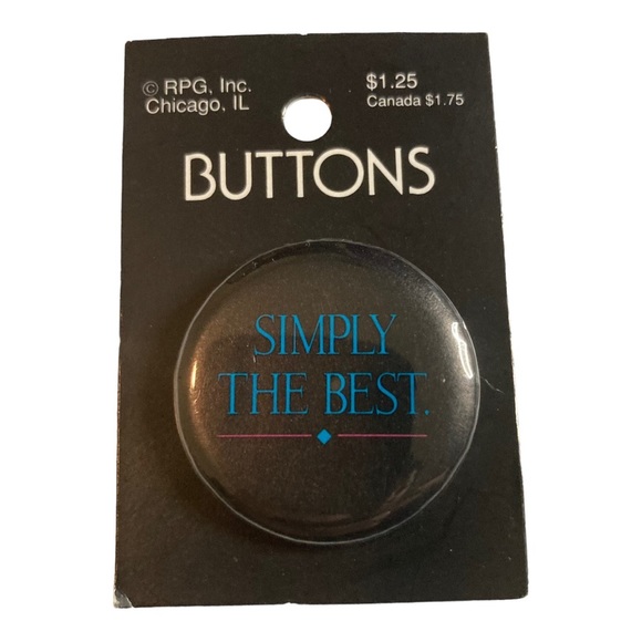 LOT of 5 Vintage Cool Positive Sayings Affirmations Button Pins - Picture 6 of 8